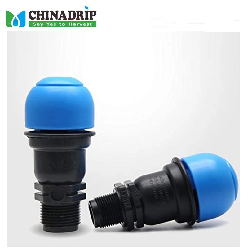 Воздушный предохранительный клапан 3/4 дюйма и 1 дюйм, воздушный и вакуумный предохранительный клапан для экономии воды в сельском хозяйстве, система капельного орошения