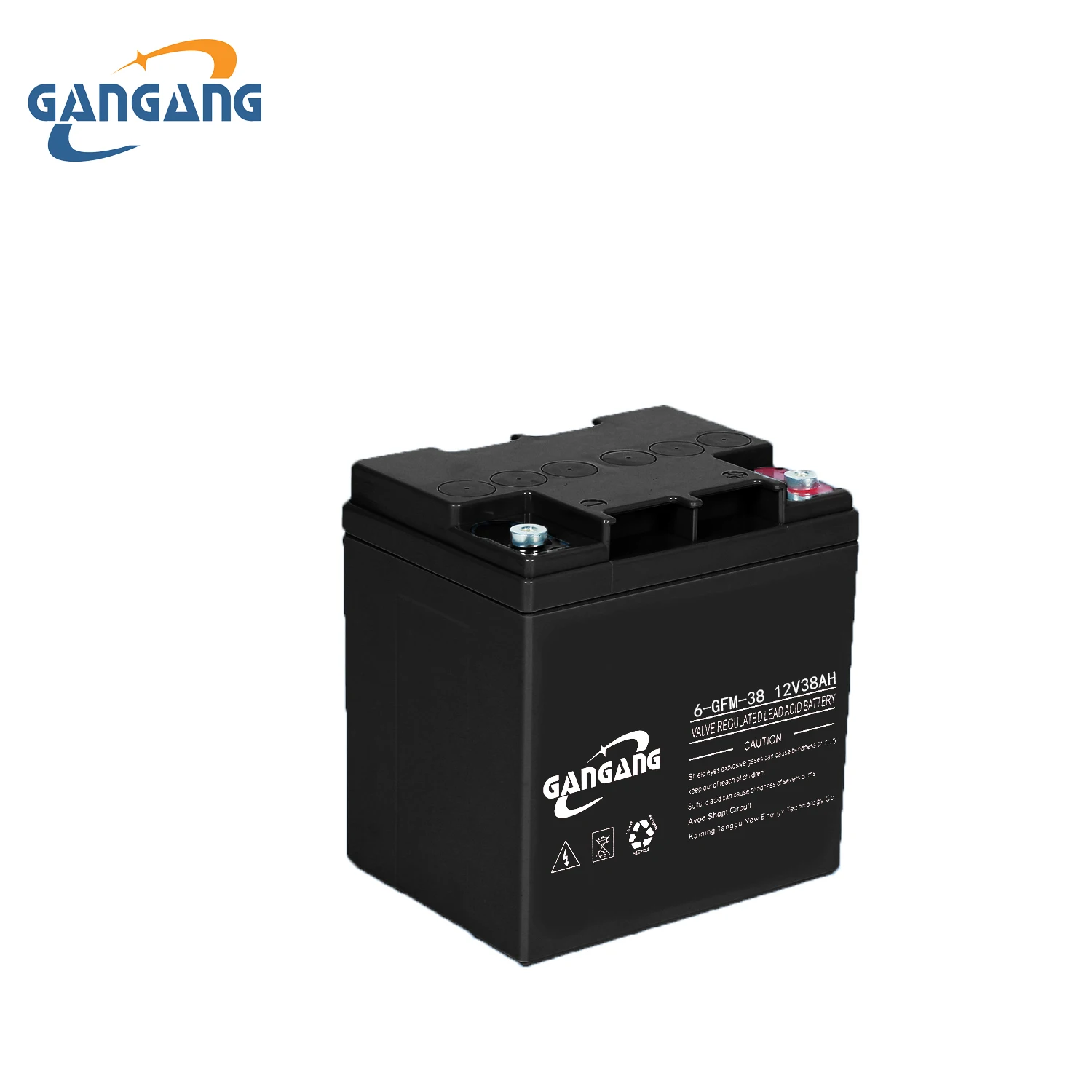Hot-sale 12V 38Ah Valve-regulated Rechargeable AGM Battery