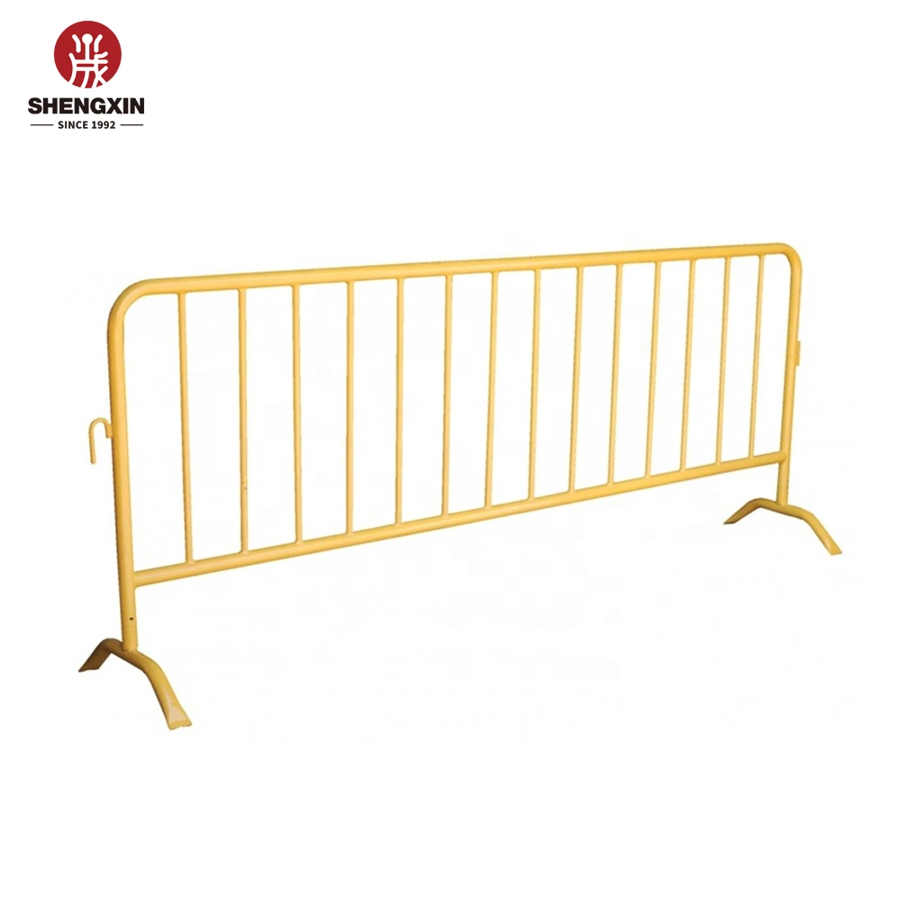Road Crowd Control Barrier / Temporary Fence Security Retractable Barricade Fence A Frame Road Safety Barrier