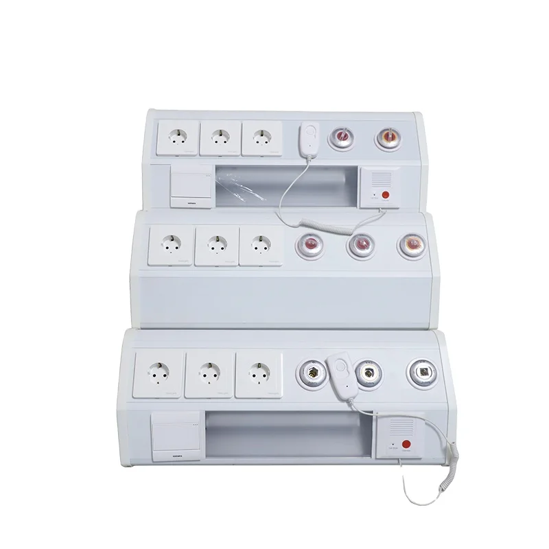 Hospital high grade patient bed head unit with nurse call icu head bed unit