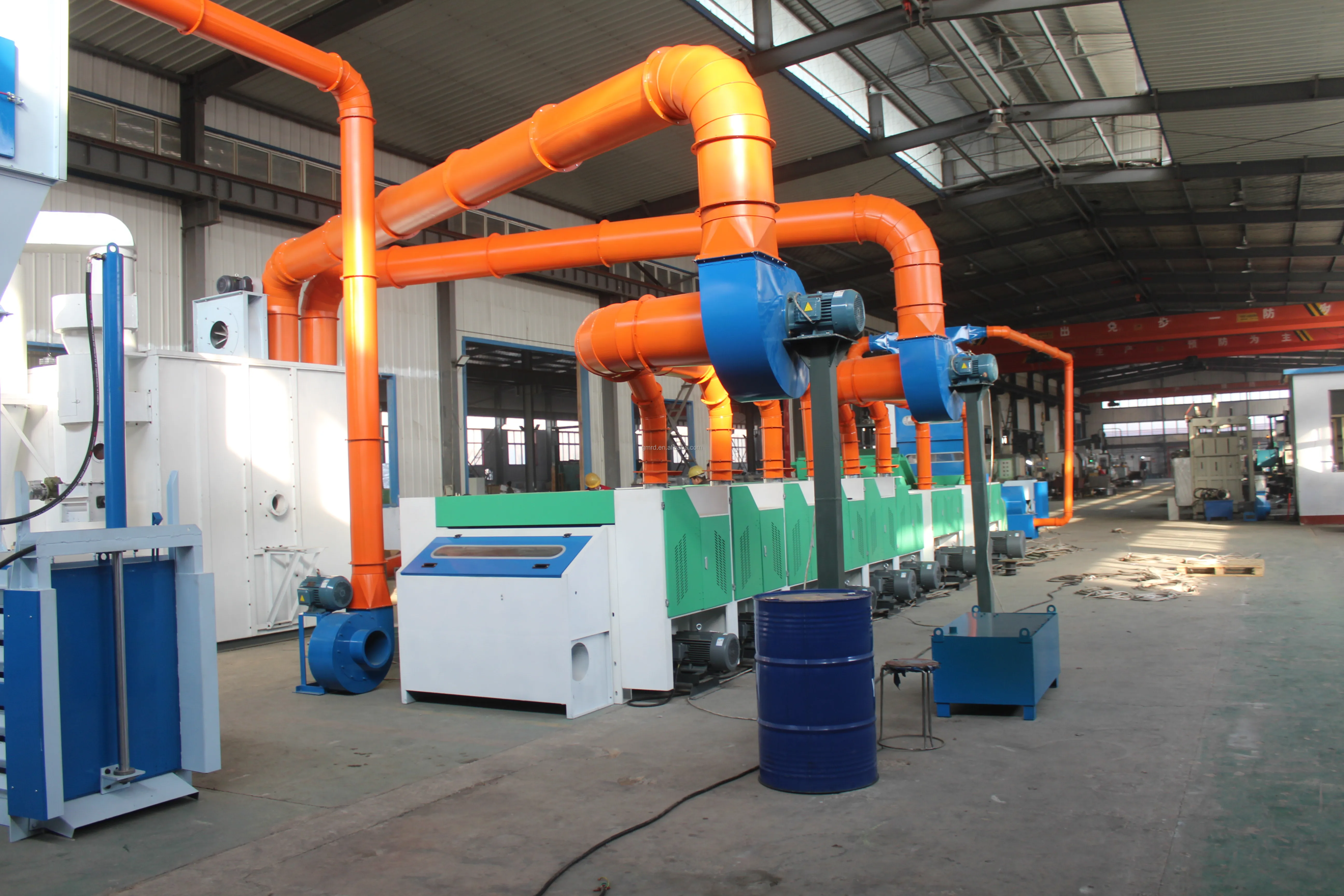 Garment waste denim yarn textile recycling machine for opening and cleaning