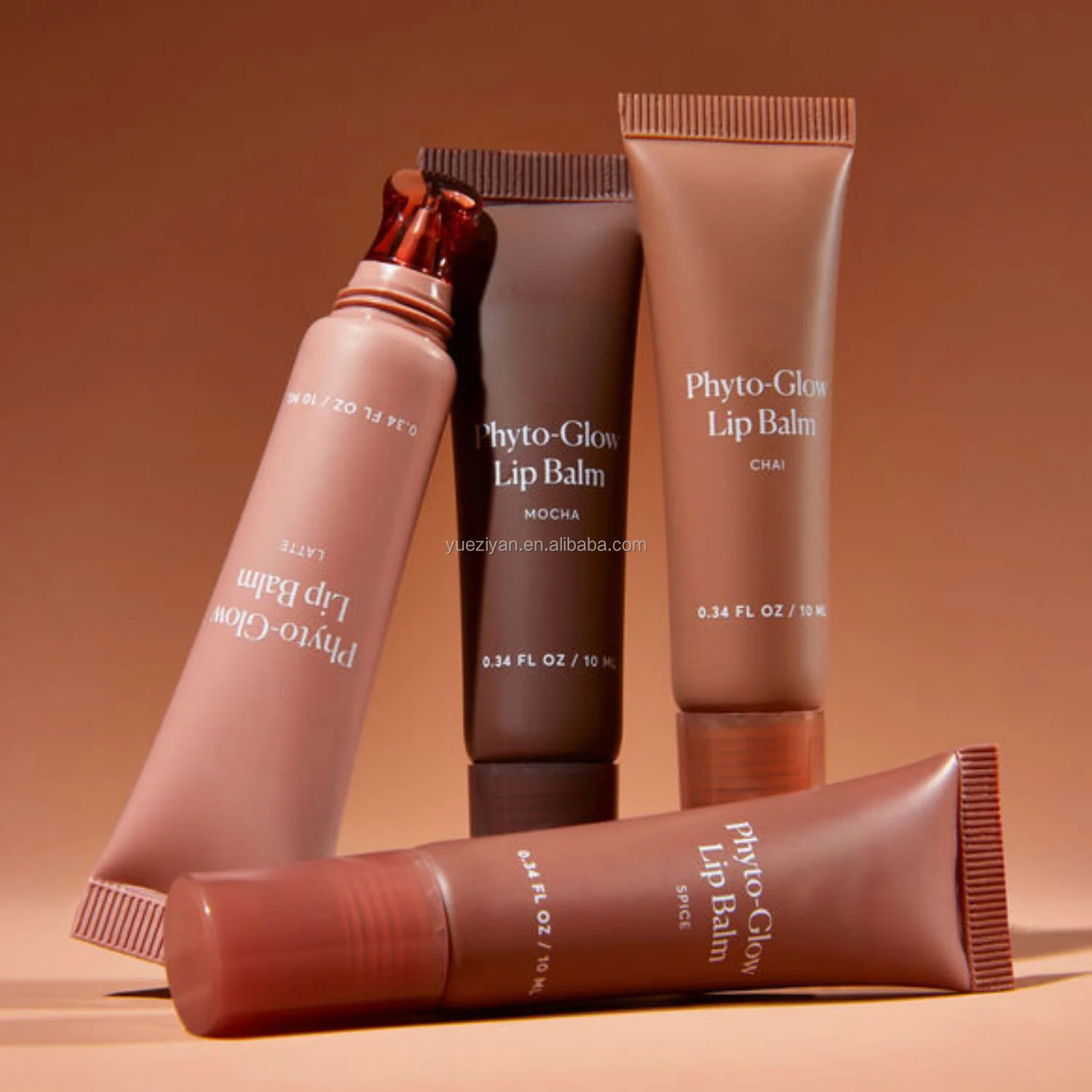 Vegan Lip Care Natural Organic Nourishing Moisturizing Butter Tinted Cafe Lip Balm Private Label