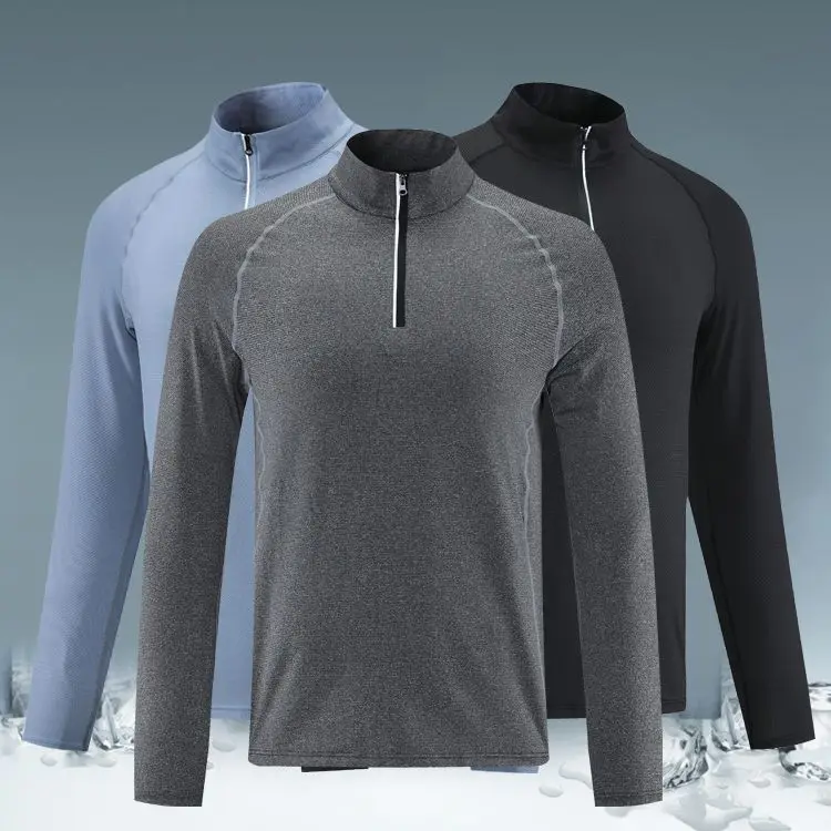 TOPKO High Quality manufacture ODM OEM Wholesale Streetwear Men long sleeve T-shirt Print Plain outdoor  clothing