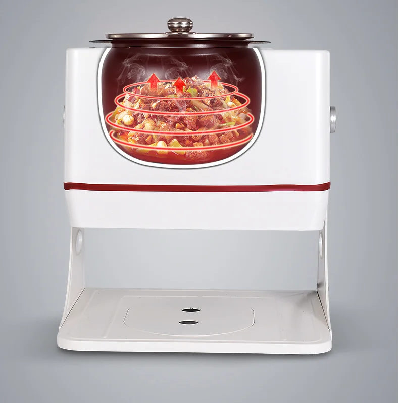 Commercial automatic Multifunction Egg Fried Rice Cooking Drum Type Stir Fry fast food Machine