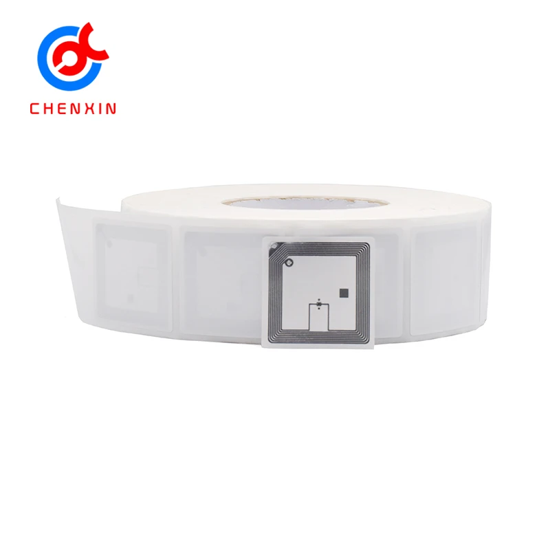 Наклейка для RFID-чипа ISO15693, RFID-метка для библиотеки, этикетка I CODE X/X2 13,56 МГц