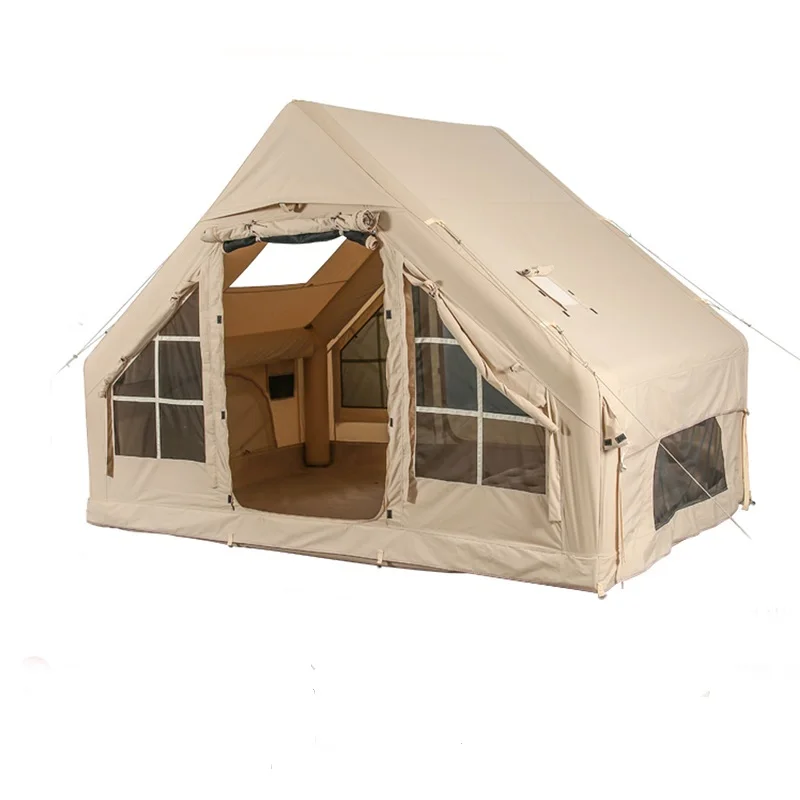 WENZEFZZB High Quality Camping Outdoor Waterproof Oxford Fabric Inflatable House Tent