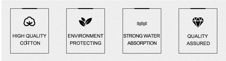 wholesale organic egyptian cotton hand face bath towel