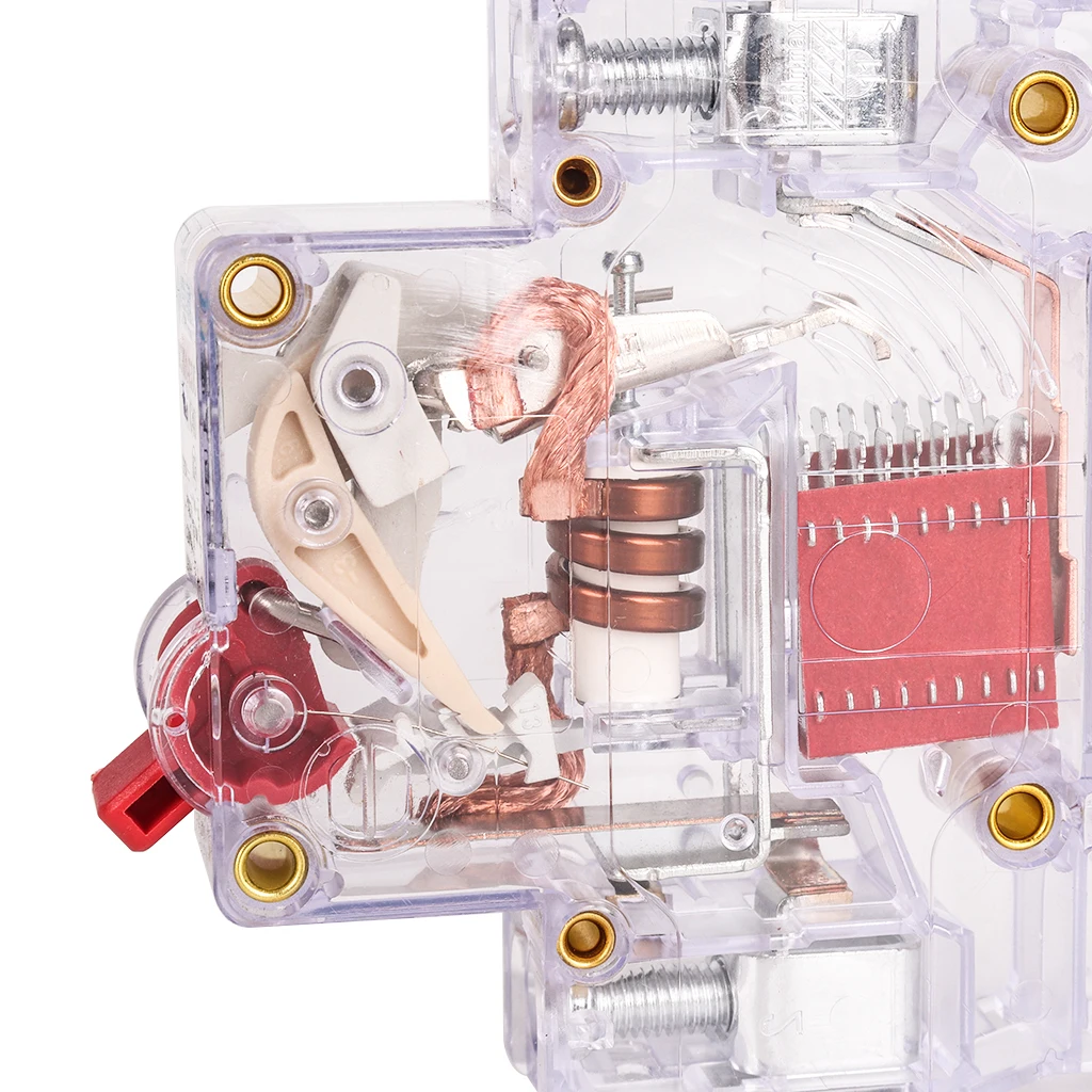 Single Pole Single Phase Sp 1p 63a DZ47 Miniature Circuit Breaker Ac 230v/400v 6ka 50/60hz Rcd Mcb Changeover Switch