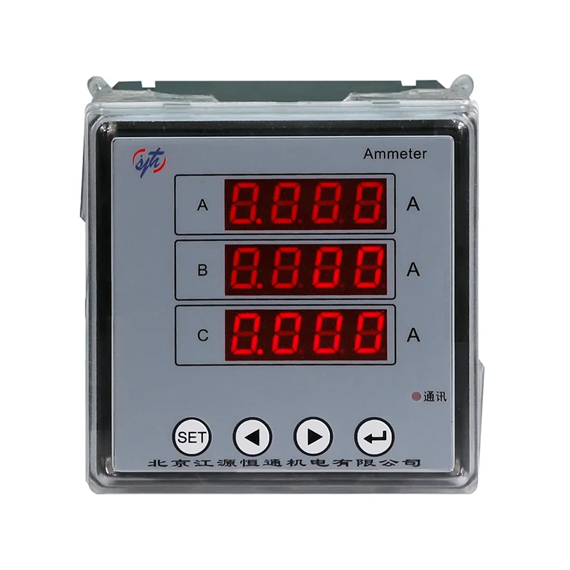 Multiple functions Long Life and High Voltage Intelligent Ac Three Phase Ammeter Led Display Digital Panel Ac Voltmeter
