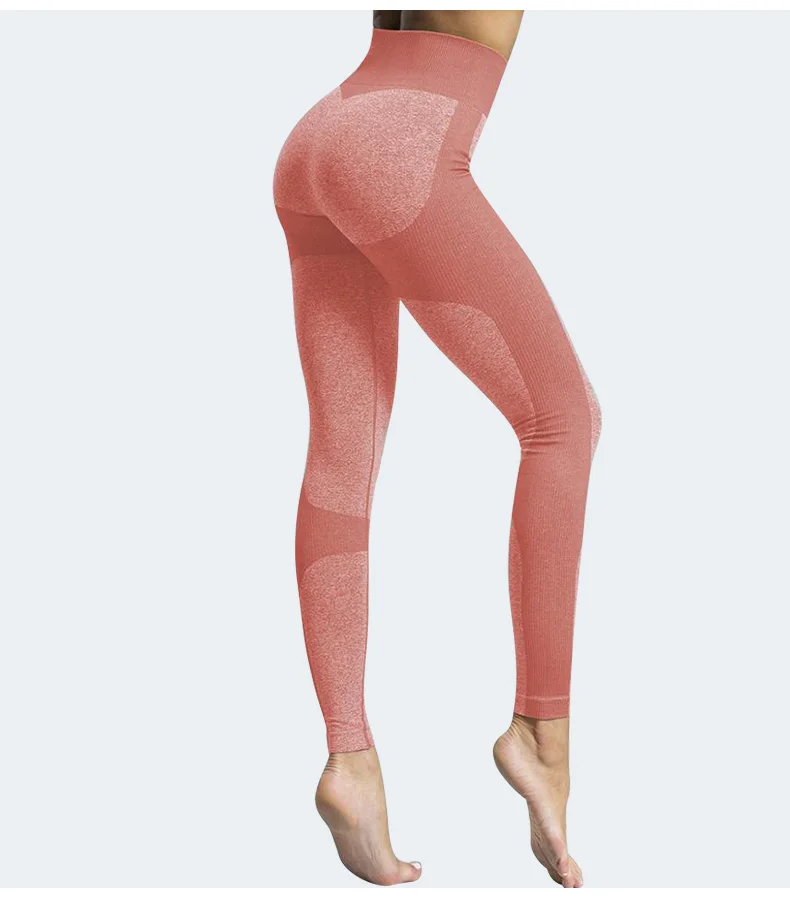 Womens High Waisted Leggings Seamless Tight Workout Leggings Gym Yoga Pants Tummy Control Sports Compression