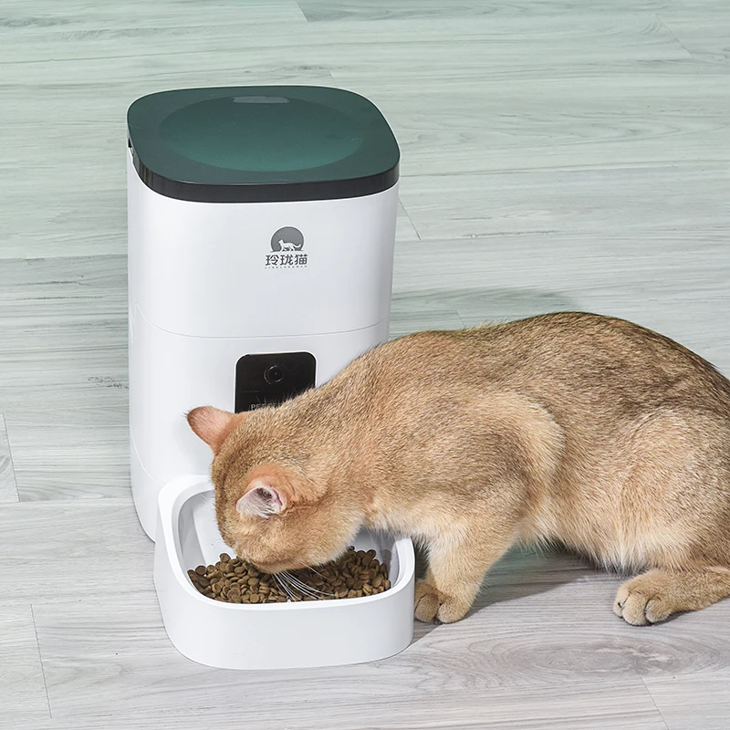 Timed Quantification 4/6L Large Capacity App Camera Wifi Automatic Pet Bowls & Feeders Pet Smart Feeder For Cat Dog