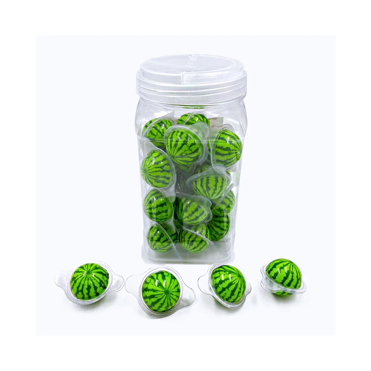 2023 New Round Earth Gummi With Jam Filled Halal Gummy Planet