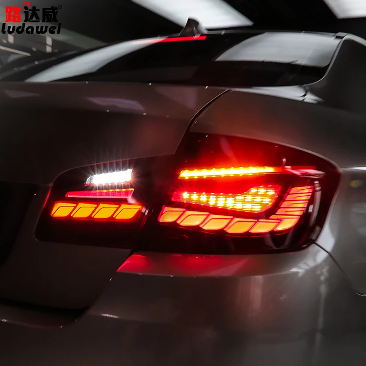 Taillight For BMW F10 5 series LED Tail Lamp Upgrade For Dragon Scale Auto Modify Accessories