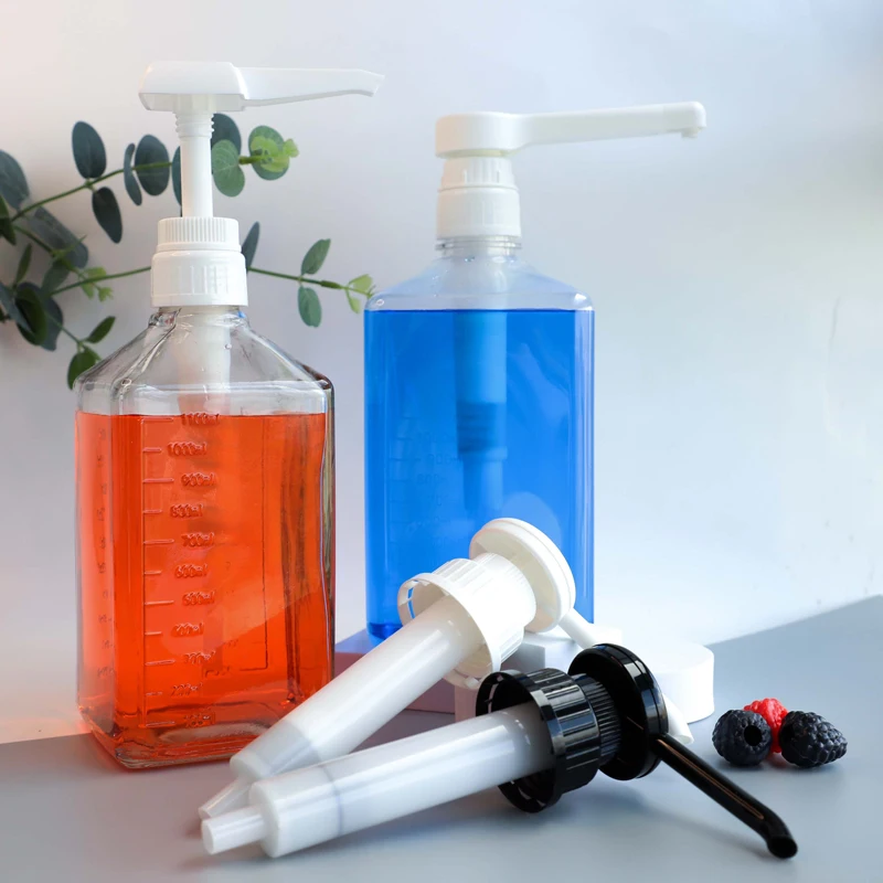 Food grade Gallon Pump 15ml 20ml 30ml Big Dosage  38 410 Sauce Pump Honey Jam Dispenser Pump for Torani Caramel Sauce