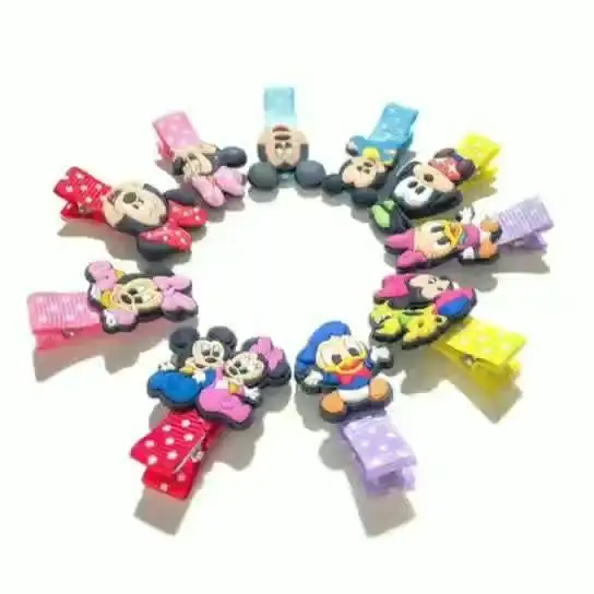 Новинка 2023, самая модная Пряжка для волос из ПВХ прямо с завода, детская заколка для волос с бантом на заказ