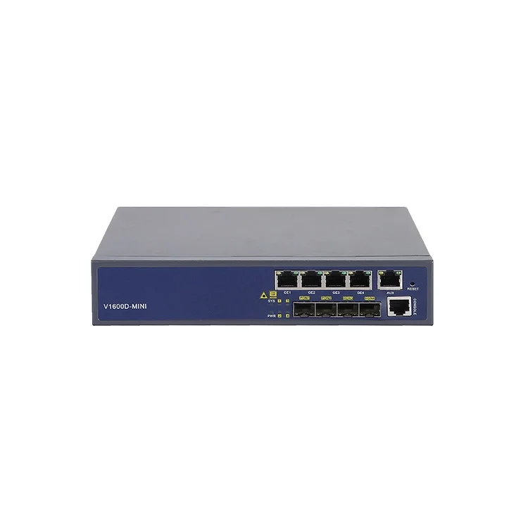 V-SOL V1600D-mini 1000BASE-PX20+ 4port layer 2 GEPON OLT EPON FTTH Solution Fiber optical line terminal equipment
