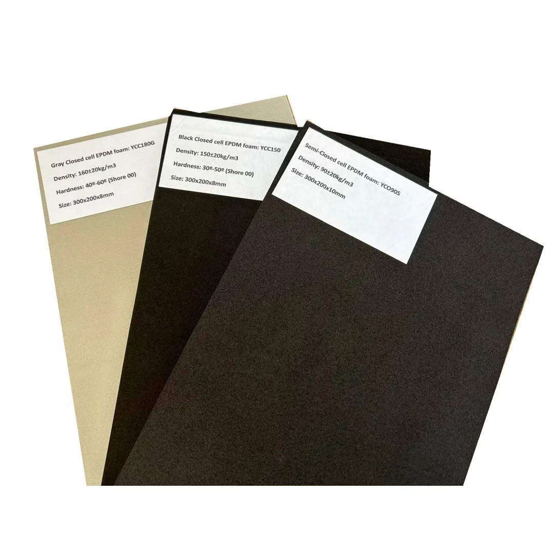 Special Custom Design Premium Quality EPDM Rubber Foam in Sheets and Rolls