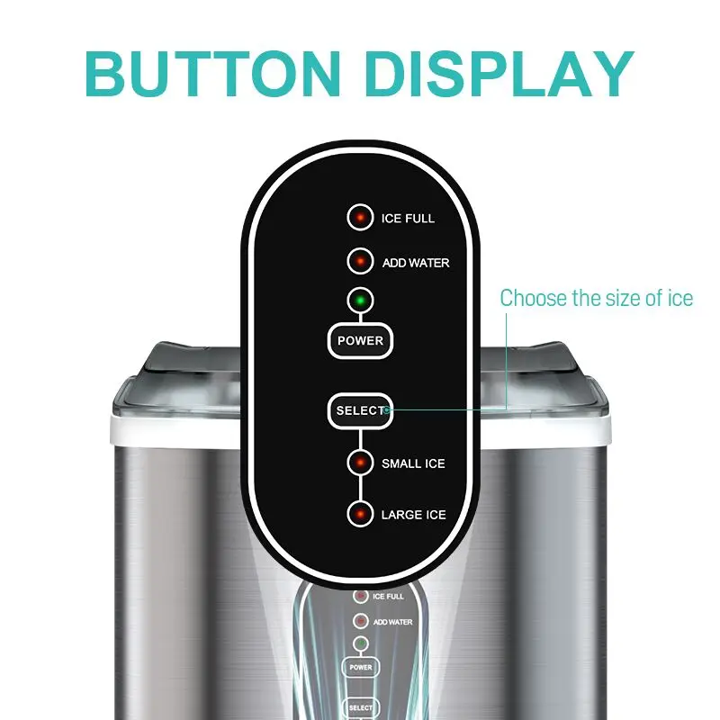 Портативный льда мяч быстро сделать лед самоочистки мини машина для изготовления льда