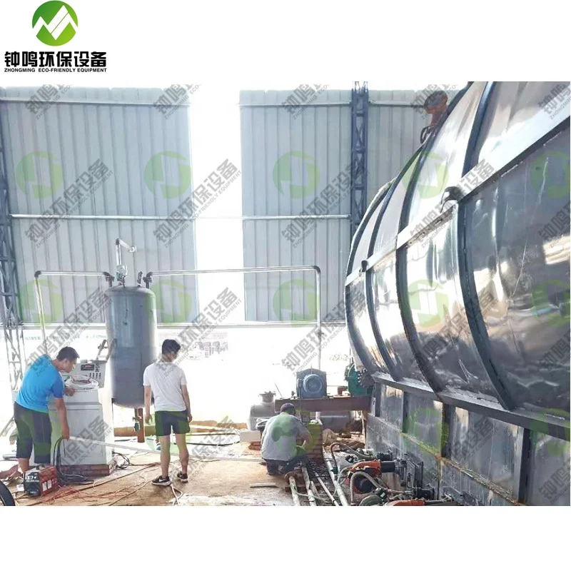 
Waste Tire to Fuel Oil Plant meet EU Standard 