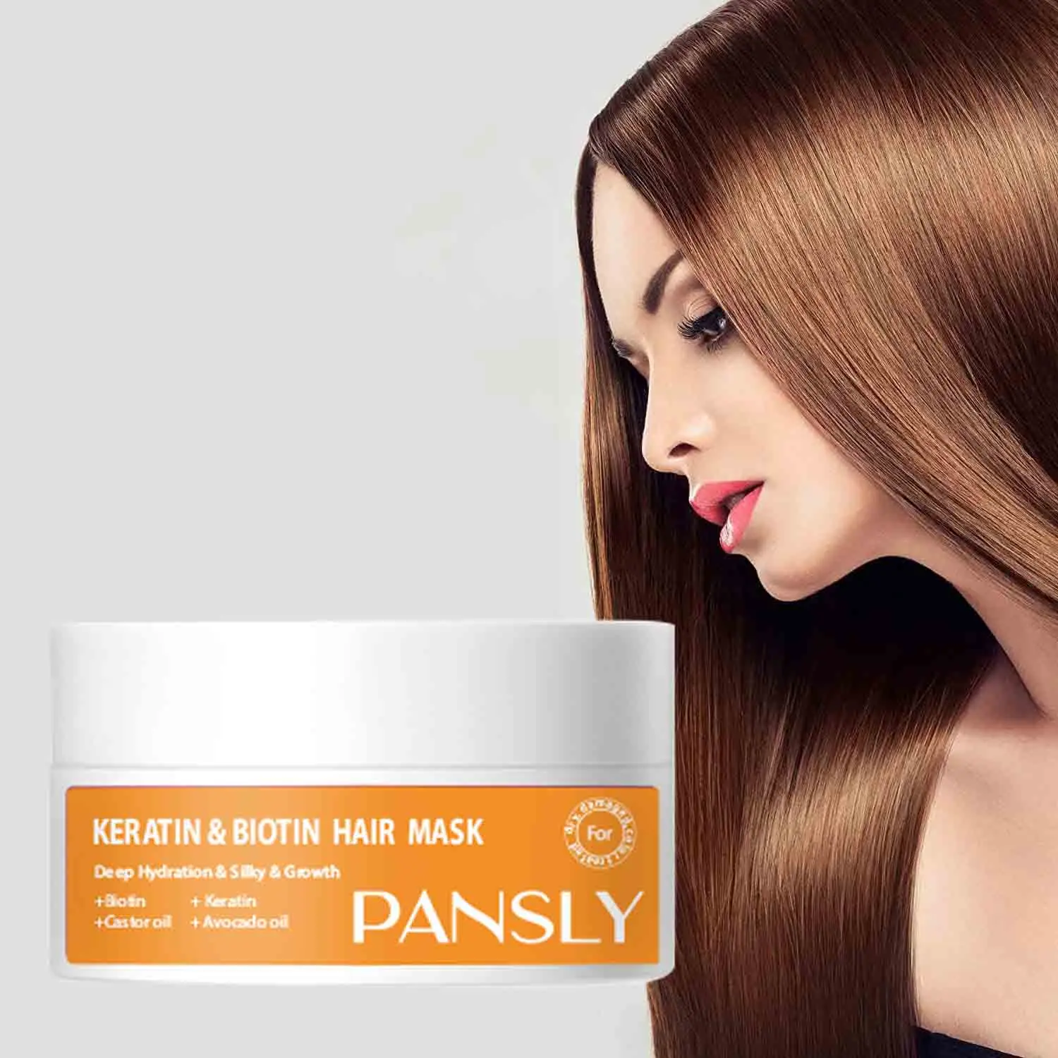 100% Natural Organic OEM Hair Mask Repair Dry  Damaged Hair Moisturizing Keratin Treatment Hair Mask