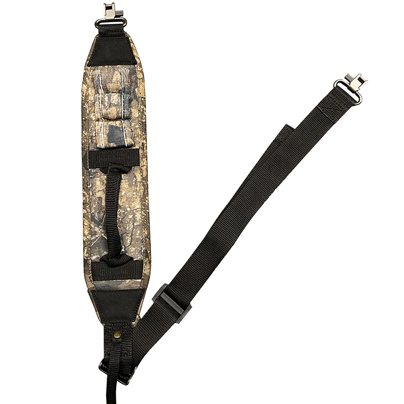 Tactical ButtStock Sling army green leather gun sling hardware accessories