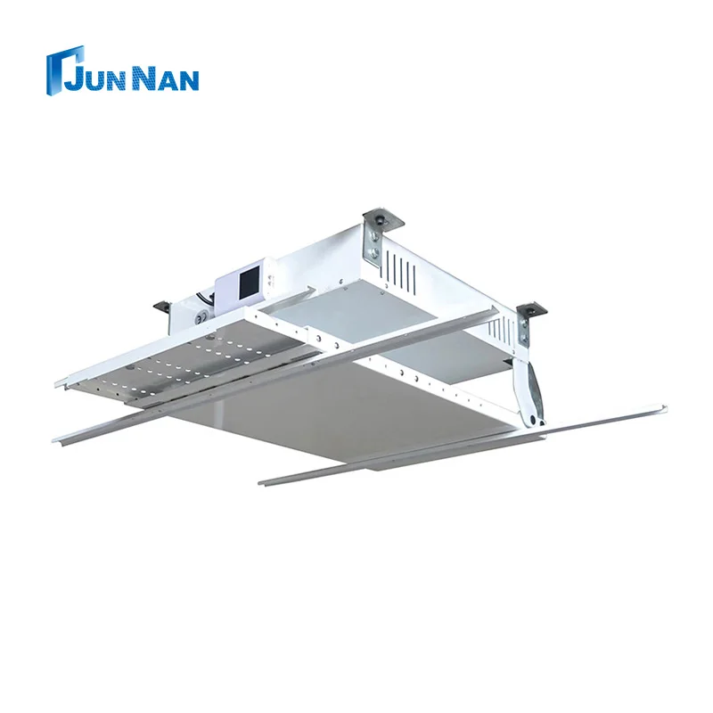 Motorized Electric Remote RF Control LED LCD TV Lift Hanger Hidden Ceiling Flip down 110V-250V for 32-75 Inch TVs Conferences