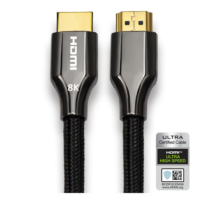 Zinc alloy shell 48gbps 8K/60Hz 4K/60Hz HDMI2.1 cable for computer