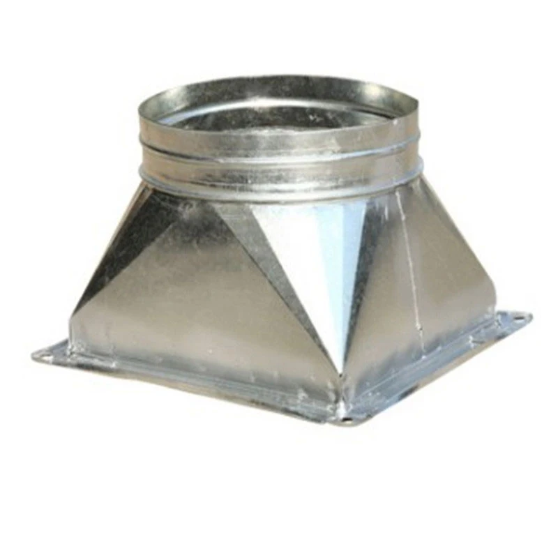 Factory sales of all kinds of galvanized steel pipe three-way joint square round all kinds of air pipe joint