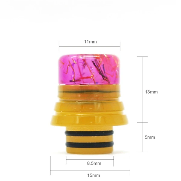 Performance Vape Drip Tips 510 Epoxy Resin Drip Tips RDA RBA ecig Drip tips