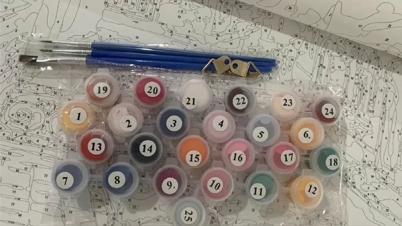 
Diy Handpainted Painting By Number Oil Paint By Numbers Beautiful Night Venice Landscape Canvas Wall Art Gift Artcrafts Adults 