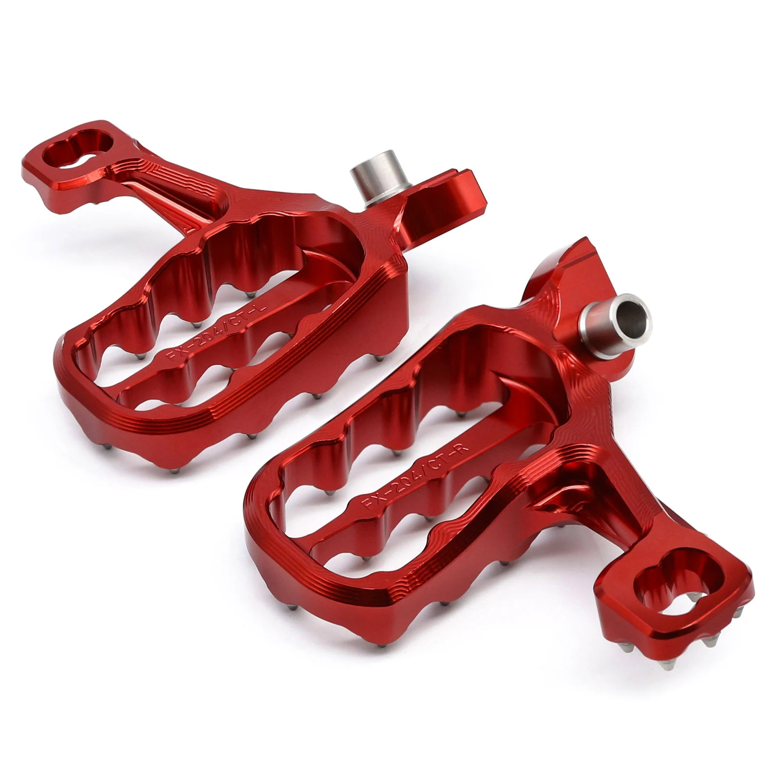 2024 YZ450F Dirt bike Motorcycle cnc alu 6061 extend foot pegs factory cheap price wholesale for YAMAHA YZ450F 2024
