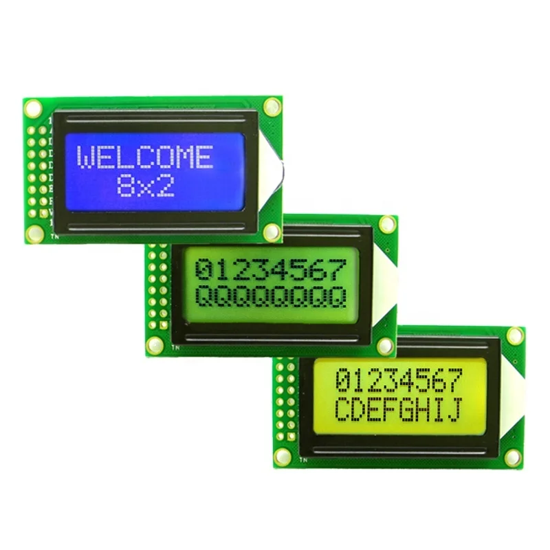 Цена по прейскуранту завода lcd 0802 0802a портативный модуль 8x2