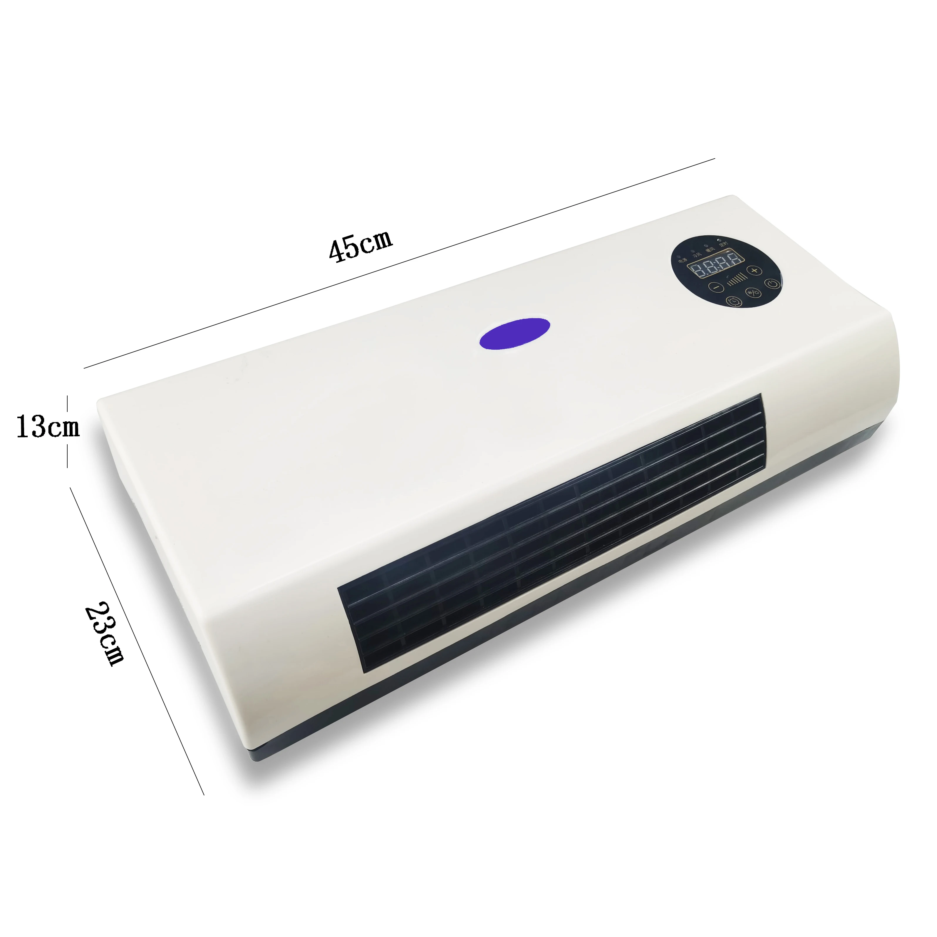 Guangdong 2000W Auto Adjustable Home Room Bladeless Wall Mounted Ceramic Warmer Fan Heater Indoor Electric Heating Fan