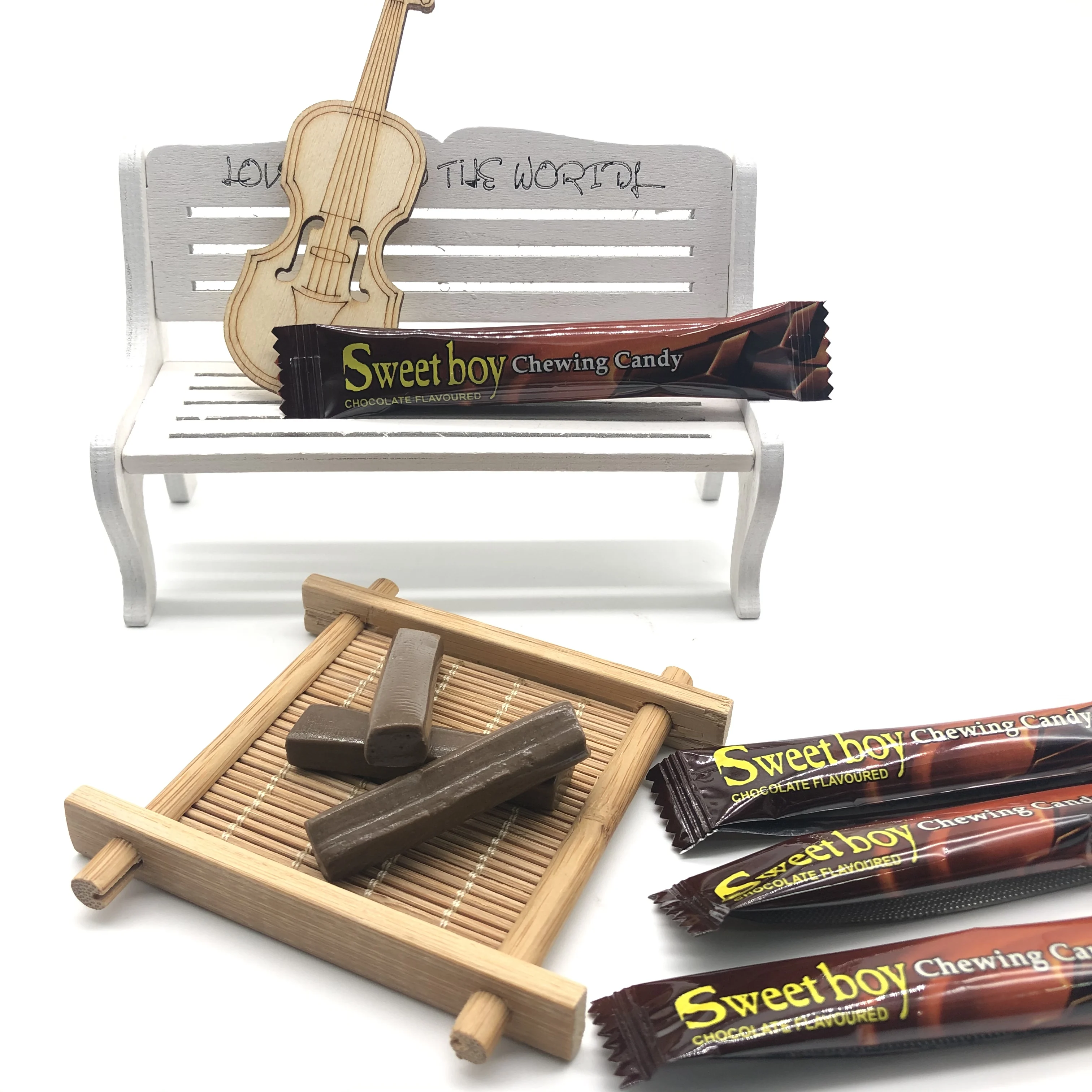 
Factory Sweetboy Chewing bar candy and sweets chocolate chewy candy 