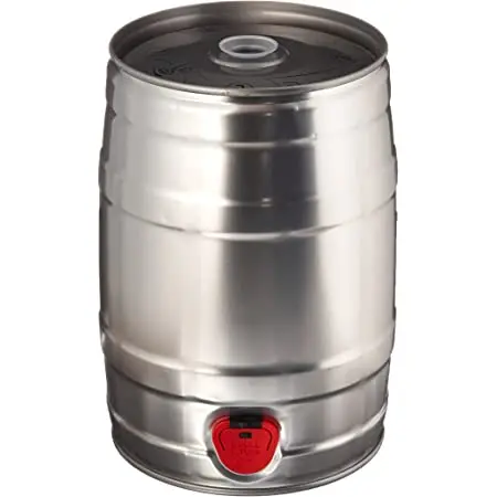 5L Beer Keg with Spigot for Home Brew or mini dispenser Carbon Steel