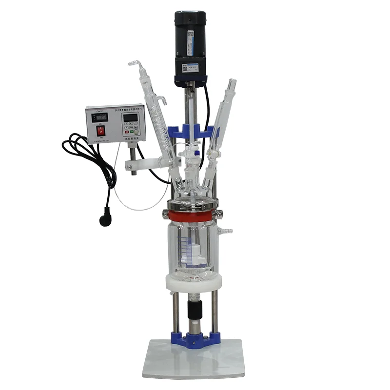 Wholesale Shock Resistance Medical 2L Lab Jacketed High Borosilicate Glass Reactor