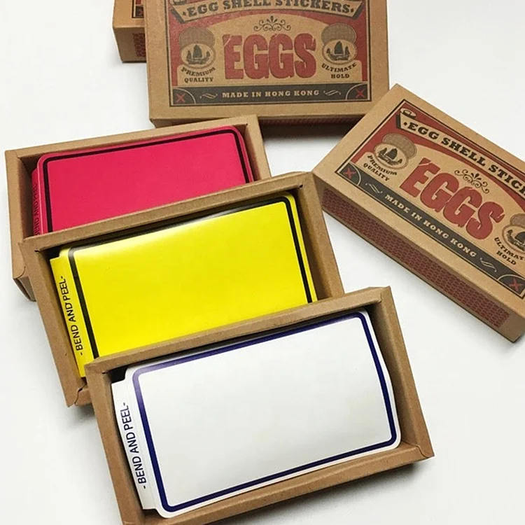 Wholesale Price Waterproof Label Sticker Objet Sticker Paper Custom Size Waterproof