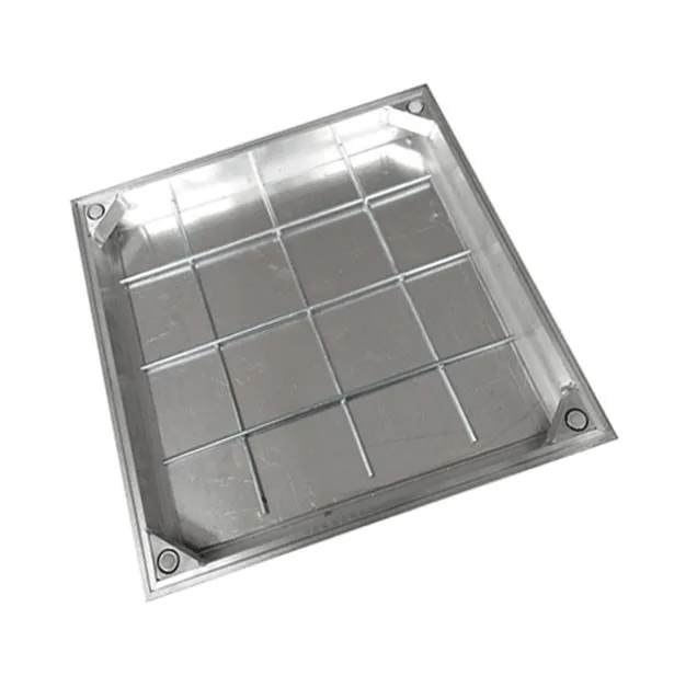 cast aluminum monitoring well cover and aluminum manhole finish by gravity casting casting services