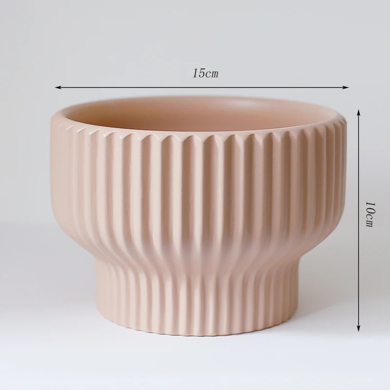 Maceta Custom Wholesale Manufacturer Decor Glazed White Indoor Ceramic Cactus Orchid Bonsai Succulent Plant Flower Pot & Planter