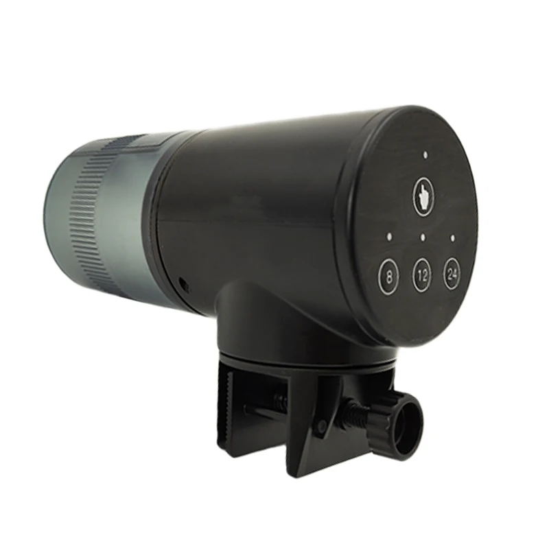 Factory Direct 200ml Capacity Super Mute Dry Battery Fish Feeder for Fish Turtle Feeding