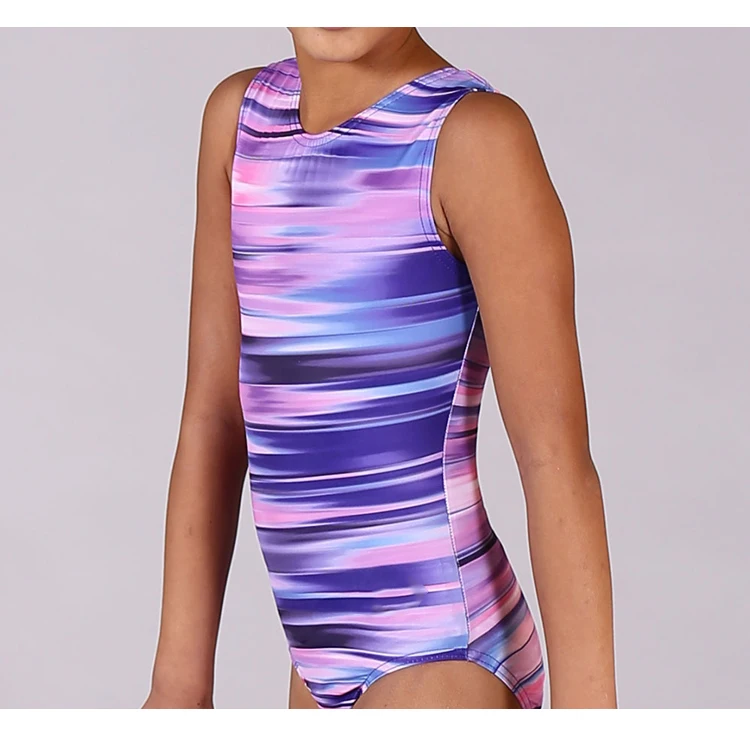 Производители поставляют красочные гимнастические тренировочные танцевальные балетные трико из спандекса для девочек