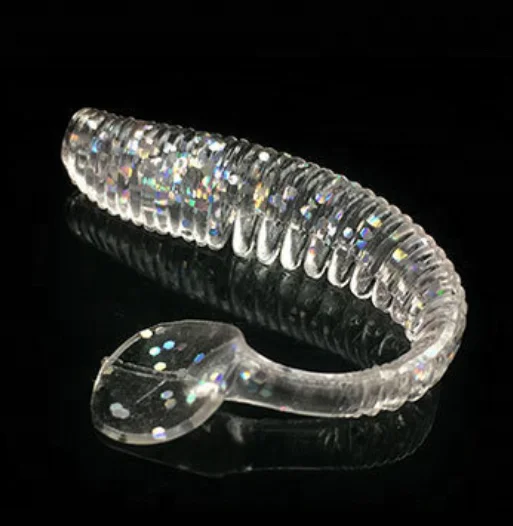 Paddle Curved Tail Soft Jerk Baits