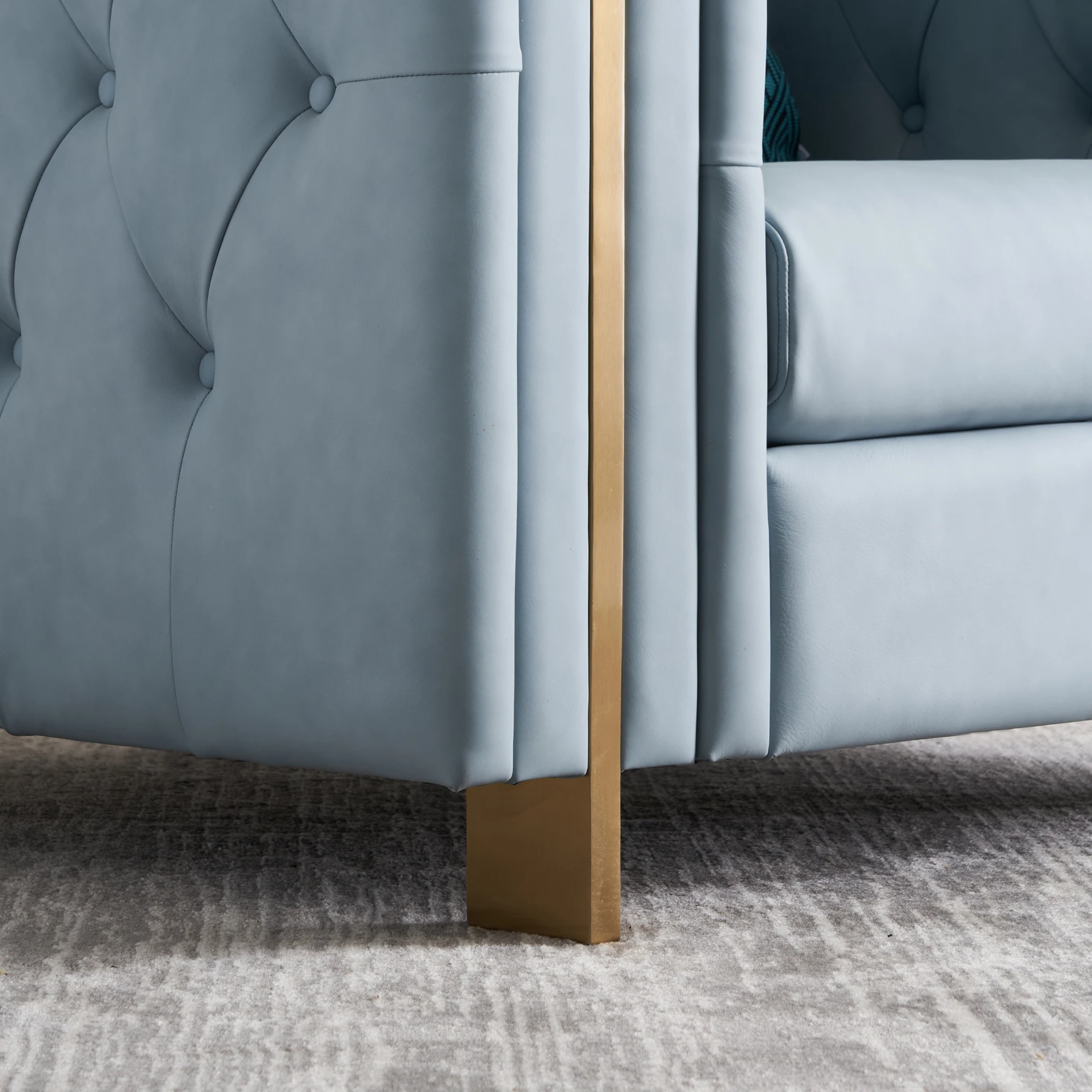 OEM ODM Welliton итальянский дизайн роскошный стиль из натуральной кожи секционный диван для гостиной