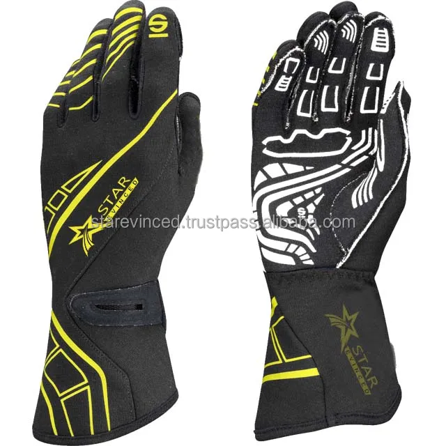 High Quality Super Grip Custom Kart Racing Gloves, Kart Racing Gloves In Best Material