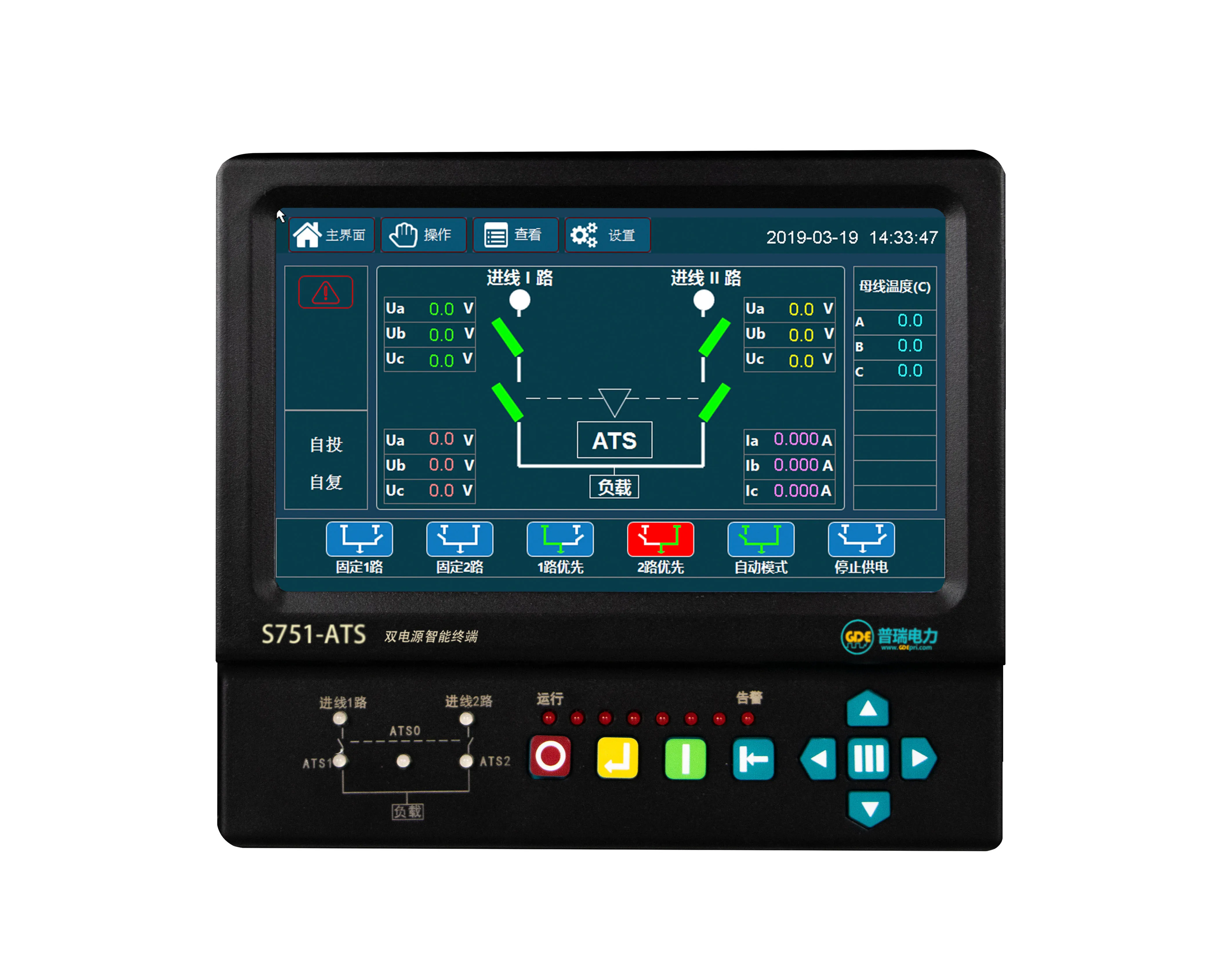Gdepri умный терминал для ce cb 3 фазы ATS поставщик ac 10 кВт 4p автоматический переключатель
