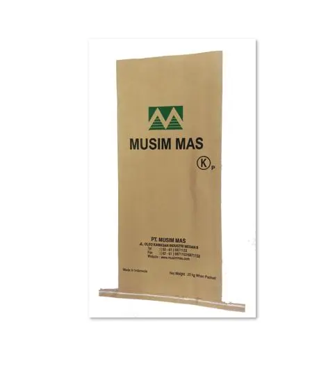 
25 kg 50 kg Cement bag Moisture proof Kraft laminated PP Woven Sack Bag charcoal bag, flour bag, sweat bag 