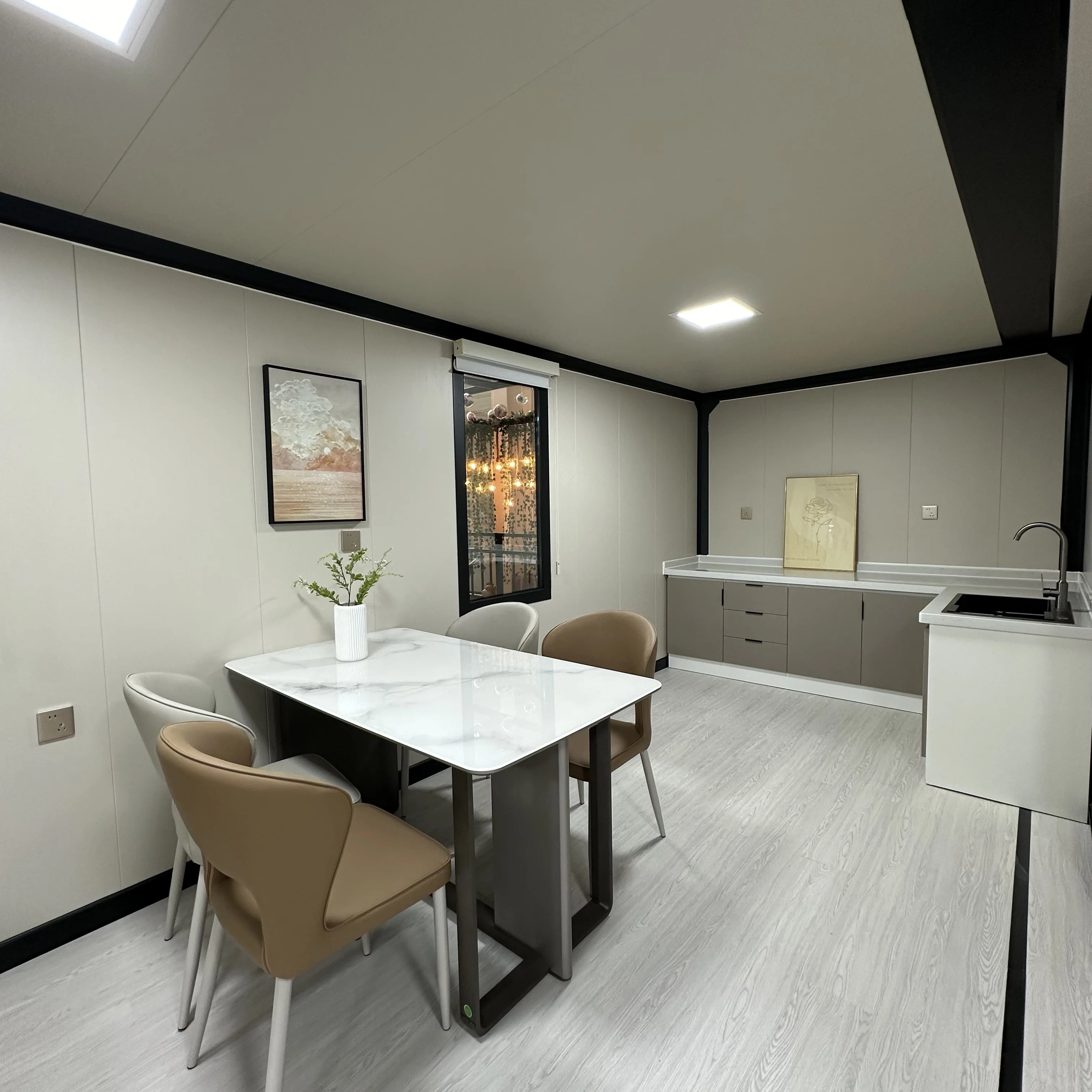 WinFair 2 Bedroom Container House 20Ft Prefabricated Mobile Home Expandable and Modern Ready-Made Tiny Home