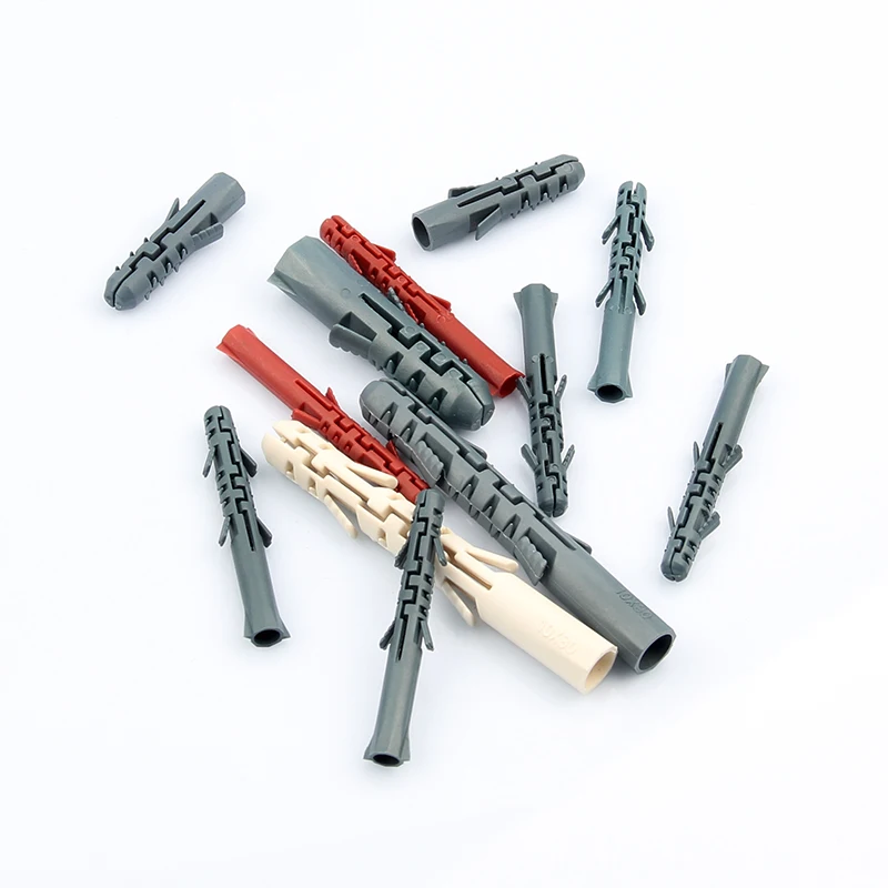 China Manufacture 6x30 Plastic Plug For Screw Plastic Anchor Wall Plug Winged Plastic Wall Anchor