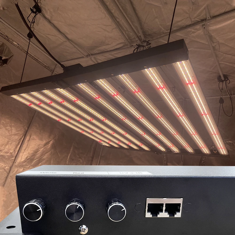 Smart Dimmable Led Grow Light Richer Full Spectrum Horticultural Spectral 3 Channel Red IR And Uv Diodes Led Plant Grow Lights