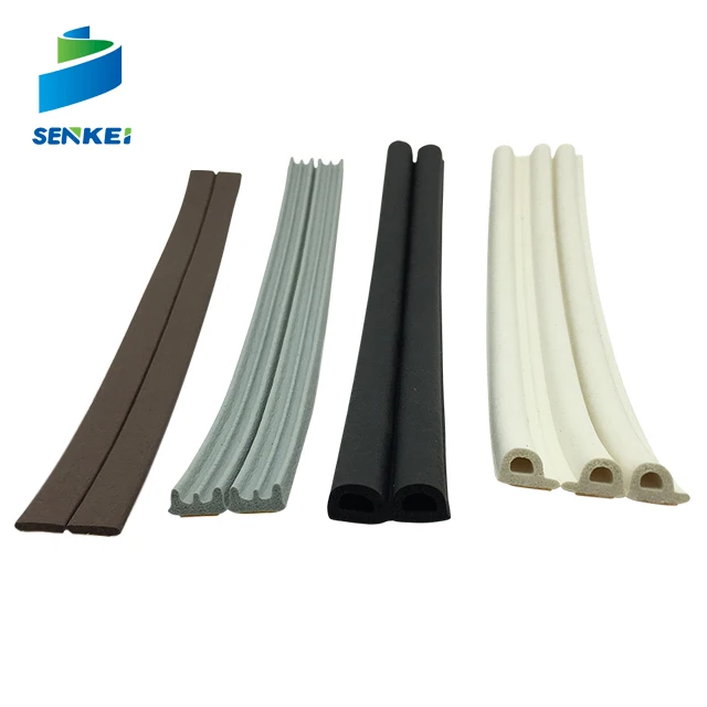 Weather Stripping Heat Resistant Foam Tape Self Adhesive Door Windows Seal Strip Soundproofing EPDM Rubber Weatherstrip